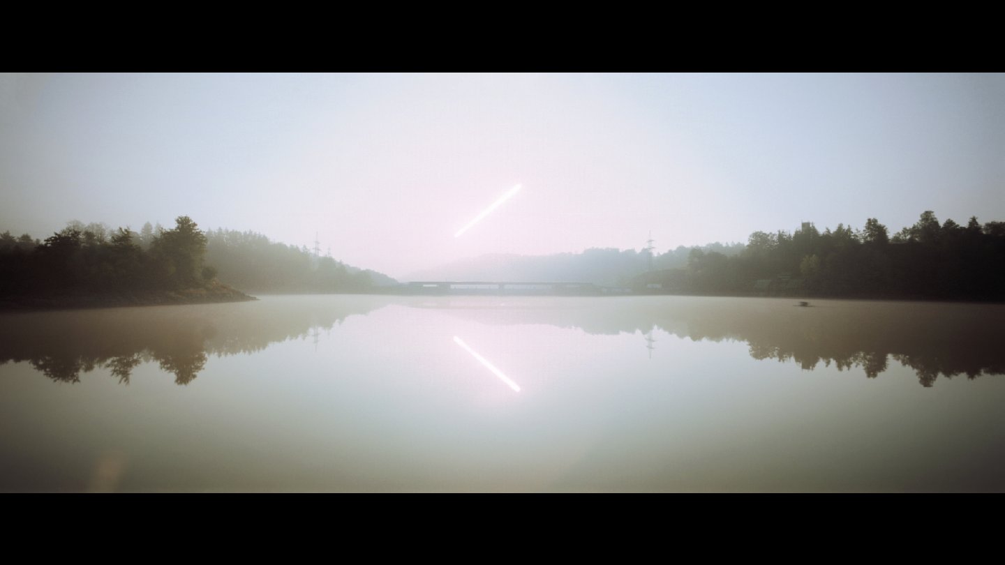 Eine Aufnahme des Ottensteiner Stausee, Filmstill aus Johannes Lurfs FOREVER...FOREVER.