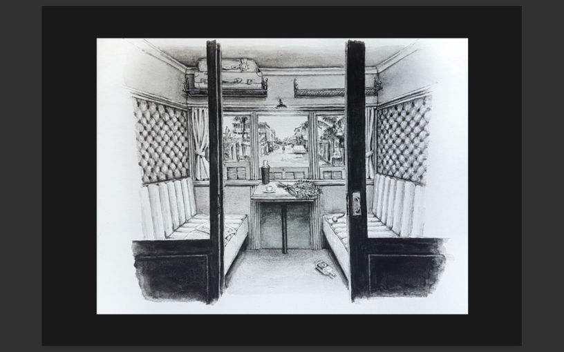 Grand Tour train cabin 1