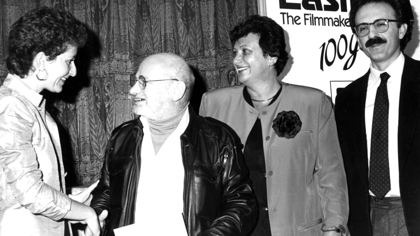 Ruth Beckermann, Kurt Kren, Kulturministerin Havlicek, Milan Dor Viennale 1980er