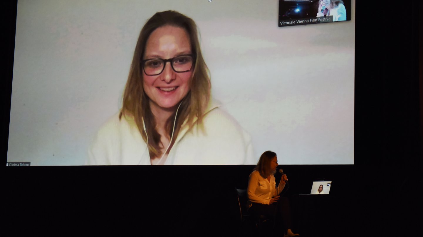 Clarissa Thieme (WAS BLEIBT) beim Q&amp;A im Stadtkino / Q&amp;A  with Clarissa Thieme (WAS BLEIBT) at Stadtkino