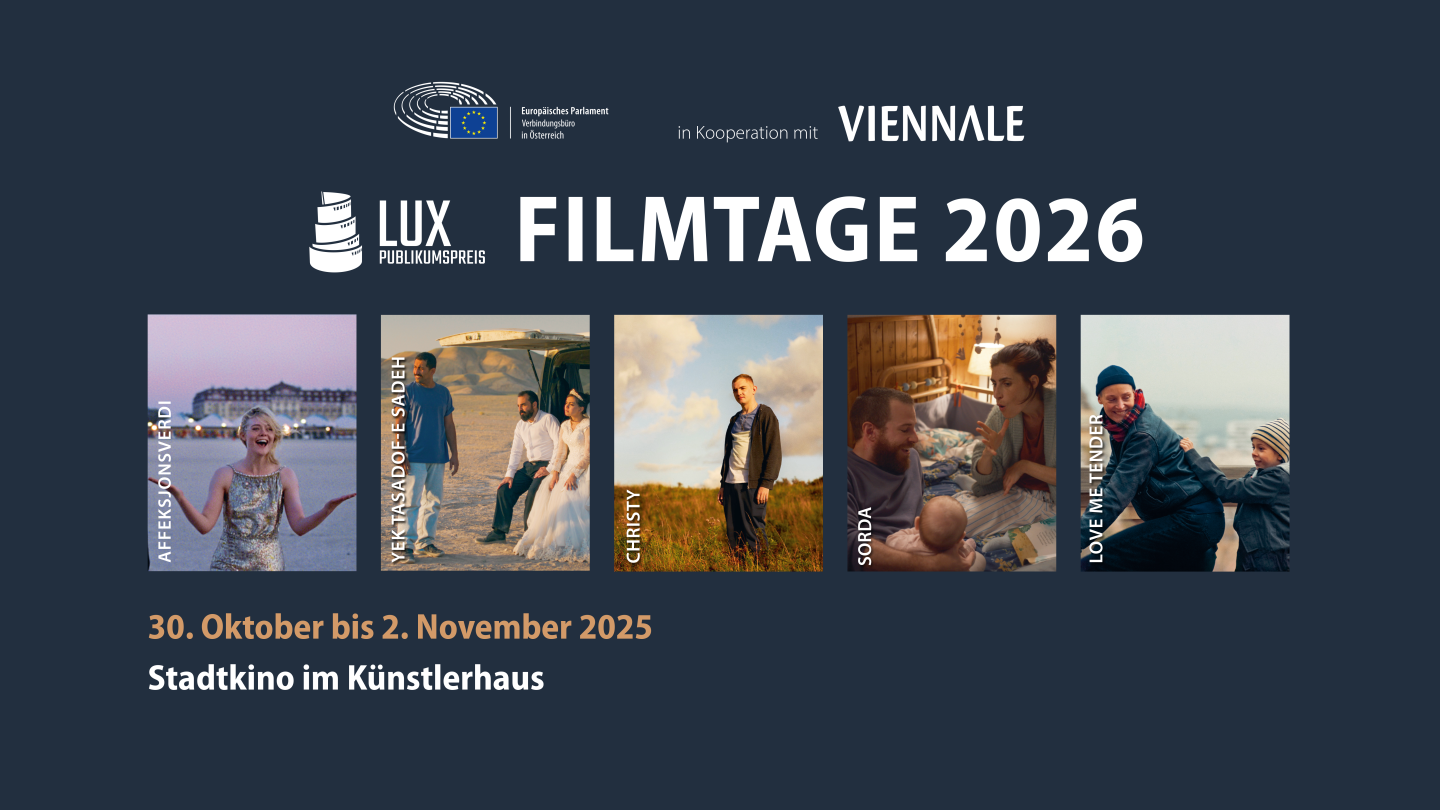 Banner für die LUX Filmtage 2026