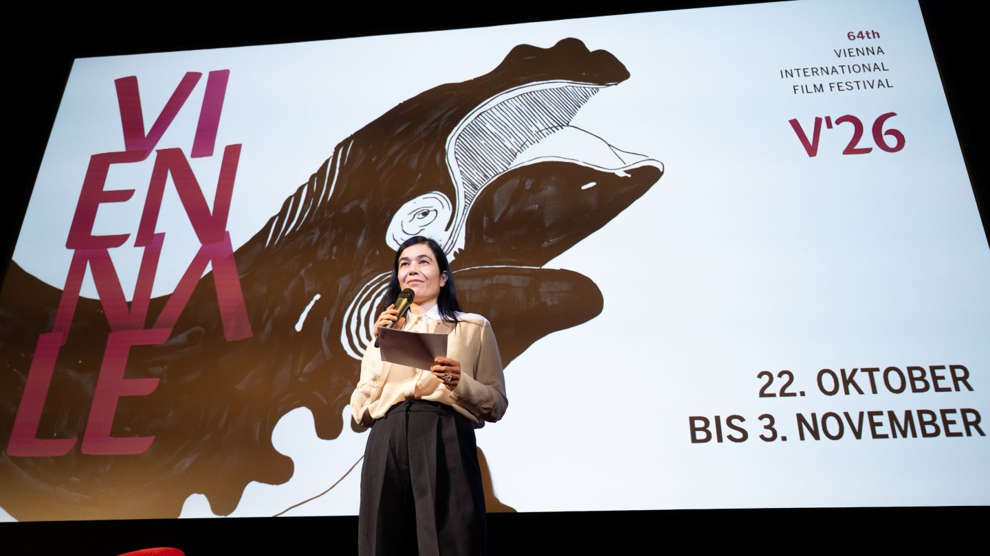 Festival Director Eva Sangiorgi at the main press conference