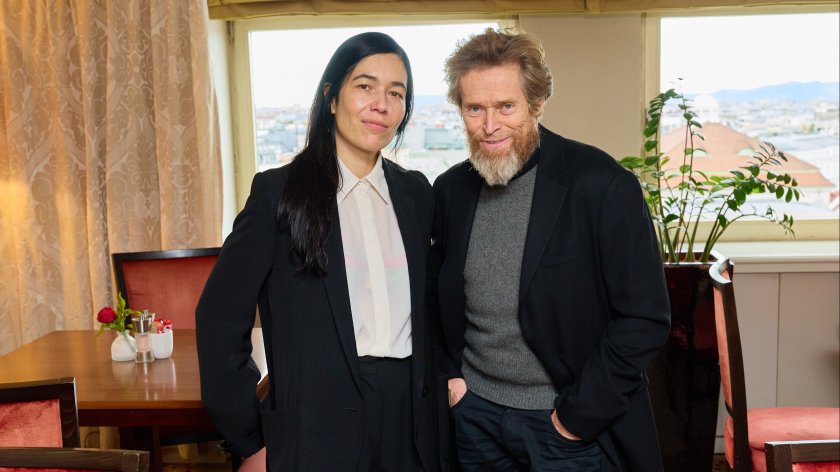 Festivaldirektorin Eva Sangiorgi und Willem Dafoe (THE SOUFFLEUR/LATE FAME), Hotel InterContinental Vienna