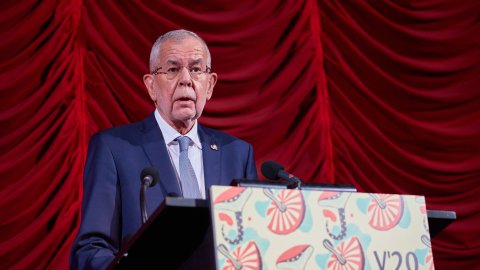 Bundespräsident Alexander Van der Bellen bei der Eröffnung der Viennale 2020 / Austrian Federal President Alexander Van der Bellen at the Opening Ceremony of the Viennale 2020