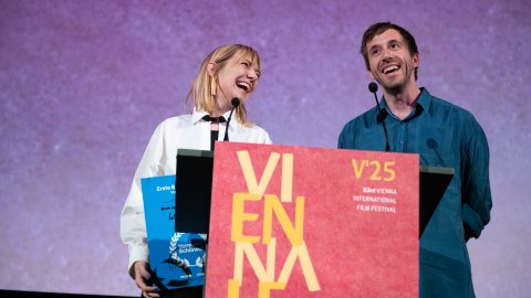 Erste Bank Filmpreis – Vermehrt Schönes! Preisträger Elsa Kremser und Levin Peter (WHITE SNAIL)
