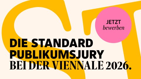 Bewerben Sie sich für die Standard Publikumsjury Banner.