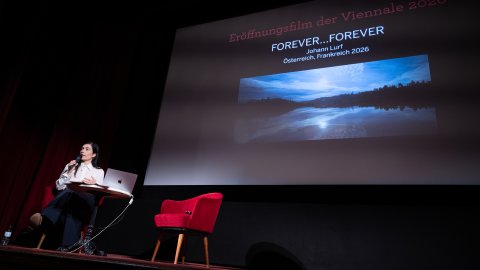 Eva Sangiorgi bei der Programmpressekonferenz