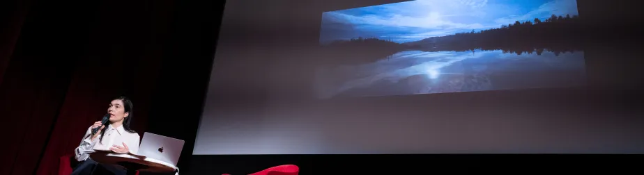 Eva Sangiorgi bei der Programmpressekonferenz