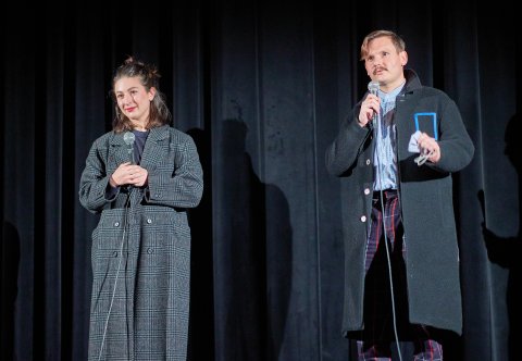 Julia Niemann und Daniel Hosel beim Q&A von DAVOS / Q&A of DAVOS with Julia Niemann und Daniel Hosel 