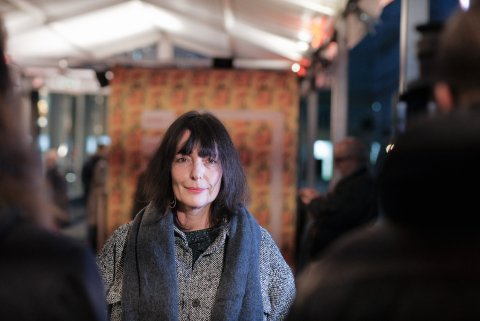 Regisseurin Evi Romen bei der Premiere ihres Films HOCHWALD in im Gartenbaukino / Director Evi Romen at the premiere of her film HOCHWALD at Gartenbaukino