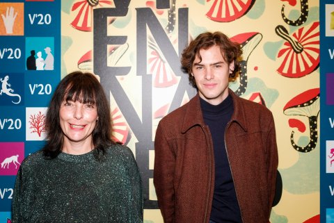 Regisseurin Evi Romen und Schauspieler Thomas Prenn bei der Premiere ihres Films HOCHWALD im Gartenbaukino / Director Evi Romen and actor Thomas Prenn at the premiere of her film HOCHWALD at Gartenbaukino