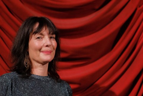 Regisseurin Evi Romen bei der Premiere ihres Films HOCHWALD in im Gartenbaukino / Director Evi Romen at the premiere of her film HOCHWALD at Gartenbaukino