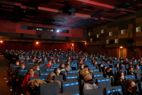 Premiere von HOCHWALD im Gartenbaukino / At the premiere of HOCHWALD im Gartenbaukino