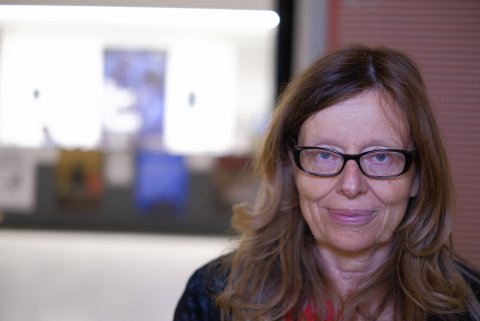 Regisseurin Ebba Sinzinger (WOOD) im LE STUDIO Film und Bühne c/o Studio Molière / Director Ebba Sinzinger (WOOD) at LE STUDIO Film und Bühne c/o Studio Molière