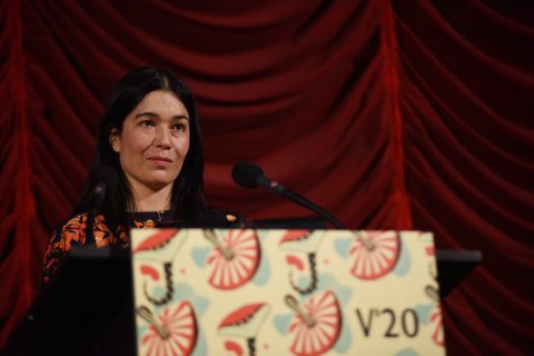 Viennale Direktorin Eva Sangiorgi bei der Abschlussgala der Viennale 2020 im Gartenbaukino / Viennale director Eva Sangiorgi at the closing gala of the Viennale 2020 at Gartenbaukino