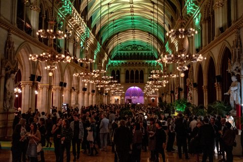 Eröffnungsfest im Rathaus | Opening Night at the Rathaus
