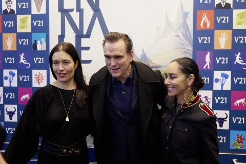 Eva Sangiorgi, Matt Dillon & Shirin Neshat (LAND OF DREAMS)