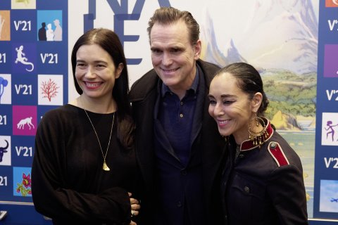 Eva Sangiorgi, Matt Dillon & Shirin Neshat (LAND OF DREAMS)