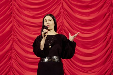 Eva Sangiorgi beim Screening von LAND OF DREAMS | Eva Sangiorgi at the screening of LAND OF DREAMS