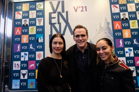 Eva Sangiorgi, Matt Dillon & Shirin Neshat (LAND OF DREAMS)