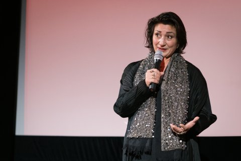 Kulturstadträtin Veronica Kaup-Hasler bei der Abschlussgala