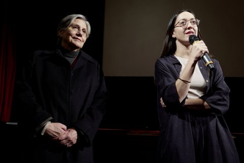 Valeria Sarmiento (HUELLAS) und Kuratorin der Kinamatografie WIDERSTAND, ERINNERUNG, NEUERFINDUNG Dominga Sotomayor