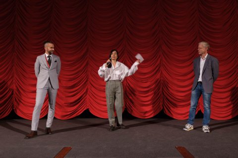 Florian Moser, Eva Sangiorgi und Dominik Pezenka