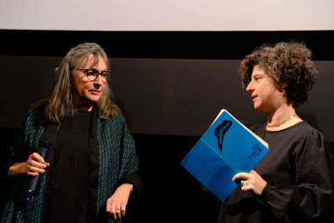 Elisabeth Perceval und Moderation Rebecca de Pas