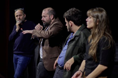 Moderation Roger Koza, Hernán Rosselli, Juan Segundo Alamos und Micaela Lauro (ALGO VIEJO, ALGO NUEVO, ALGO PRESTADO)