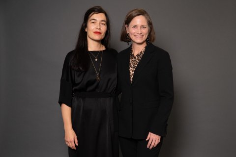 Festivaldirektorin Eva Sangiorgi und Sonja Wimmer (Hotel The Harmonie Vienna)