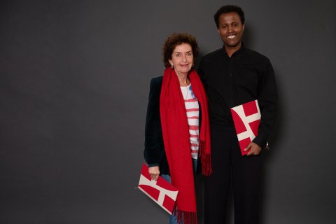 Spezialpreis der Jury Preisträgerin Ruth Beckermann (FAVORITEN)  und Wiener Filmpreis Preisträger Mo Harawe (THE VILLAGE NEXT TO PARADISE)