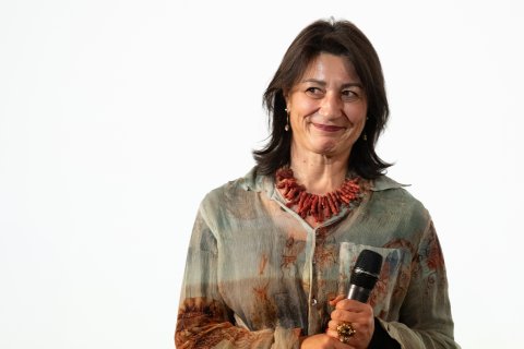 Kulturstadträtin Veronica Kaup-Hasler bei der Abschlussgala im Gartenbaukino
