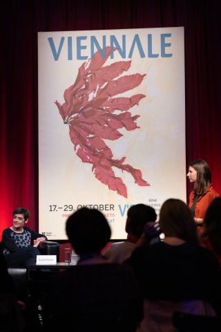 Gespräch mit Rusudan Glurjidze (ANTIKVARIATI), Viennale Zentralino