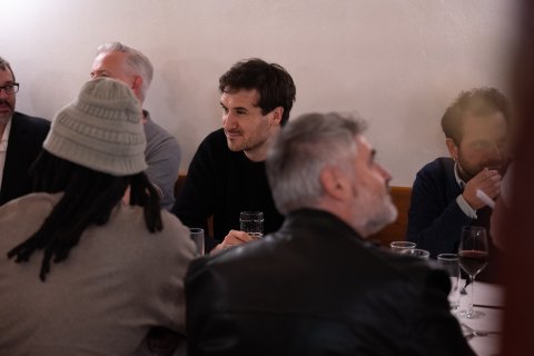 Kazik Radwanski (MATT AND MARA) beim Gäste Dinner im Salzamt
