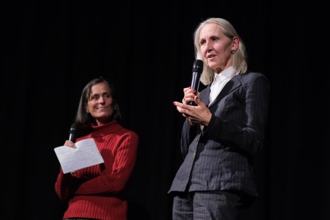 Moderation Erna Cuesta und Angela Summereder (B WIE BARTLEBY ), Stadtkino im Künstlerhaus