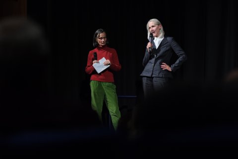 Moderation Erna Cuesta und Angela Summereder (B WIE BARTLEBY ), Stadtkino im Künstlerhaus