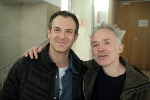 Aaron Brookner (NOVA '78) und Ben Rivers (MARE'S NEST)