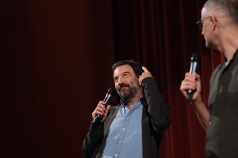 Sergio Oksman (UNA PELICULA DE MIEDO) und Moderation James Lattimer, Urania