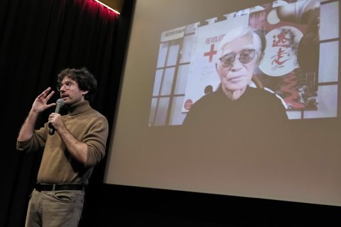 Moderation Laurenz Lukele und Adachi Masao (TOSO), Metro Kinosalon