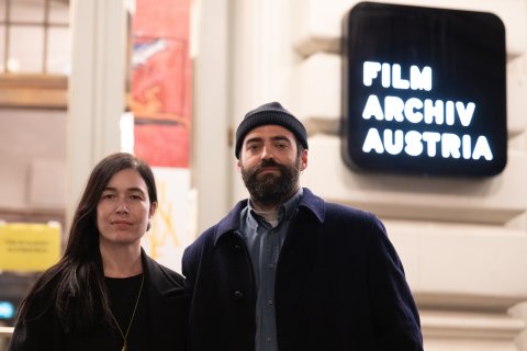 Festivaldirektorin Eva Sangiorgi und Francesco Sossai (LE CITTÀ DI PIANURA), Metro, Kinokulturhaus