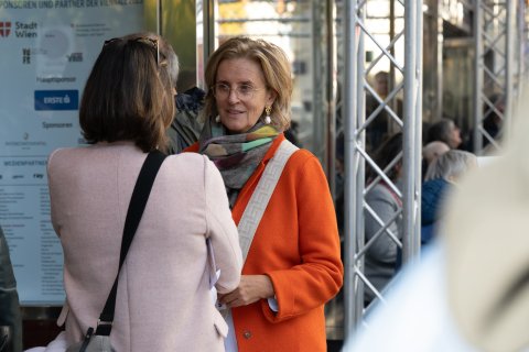 Theres Fischill (Sponsoring Erste Bank) bei der Vermehrt Schönes! Filmmatinee der Erste Bank