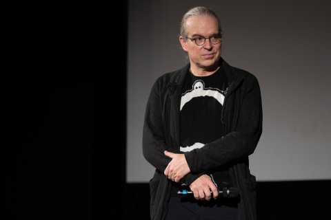 Günther Bernhard (Wien Modern) bei der Vermehrt Schönes! Filmmatinee der Erste Bank