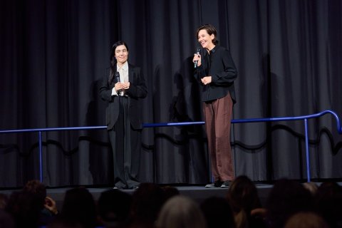 Festivaldirektorin Eva Sangiorgi und Alissa Jung (PATERNAL LEAVE - 3 TAGE MEER), Stadtkino im Künstlerhaus