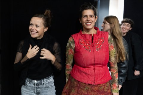 Beatrice Gibson (AT NIGHT) und Moderation Anna Katharina Laggner, Filmmuseum