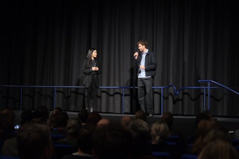 Festivaldirektorin Eva Sangiorgi und Manuel Wetscher (EKLIPSE), Stadtkino im Künstlerhaus