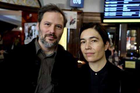 Sebastian Brameshuber (LONDON) und Festivaldirektorin Eva Sangiorgi, Metro Kinokulturhaus