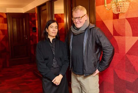 Festivaldirektorin Eva Sangiorgi und Stefan Ruzowitzky (TEMPO), Metro, Kinokulturhaus