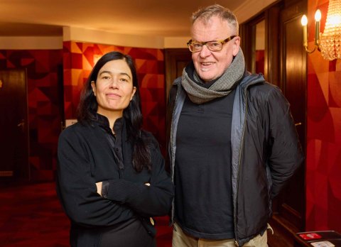Festivaldirektorin Eva Sangiorgi und Stefan Ruzowitzky (TEMPO), Metro, Kinokulturhaus