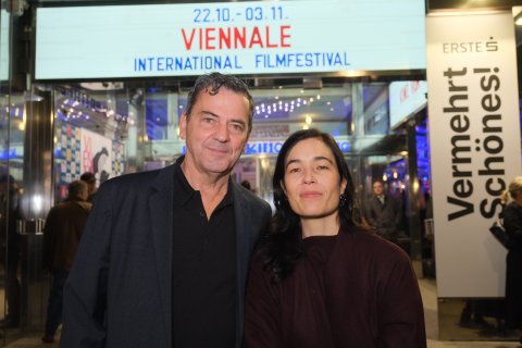 Viennale Präsident Christian Petzold und Festivaldirektorin Eva Sangiorgi