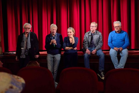 Andreas Donhauser, Michael Sturminger, Renate Martin, Andi Haller und Jerzy Palacz, Screening HALBE WELT, Metro, Kinokulturhaus